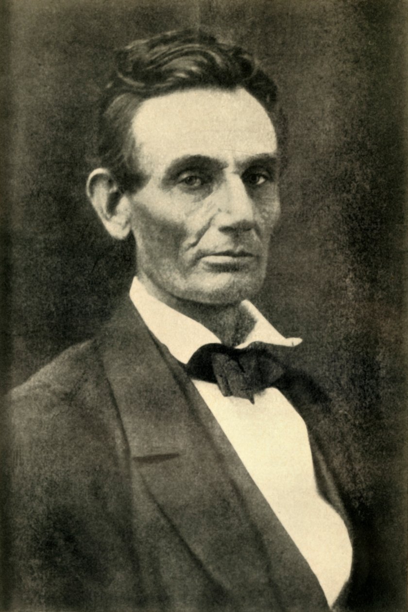 亚伯拉罕·林肯（Abraham Lincoln），1858年，1930年。 作者 不明