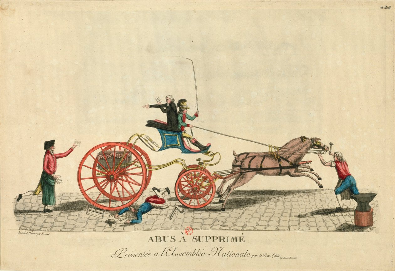 在Suppreme的滥用，1789年。 作者 不明