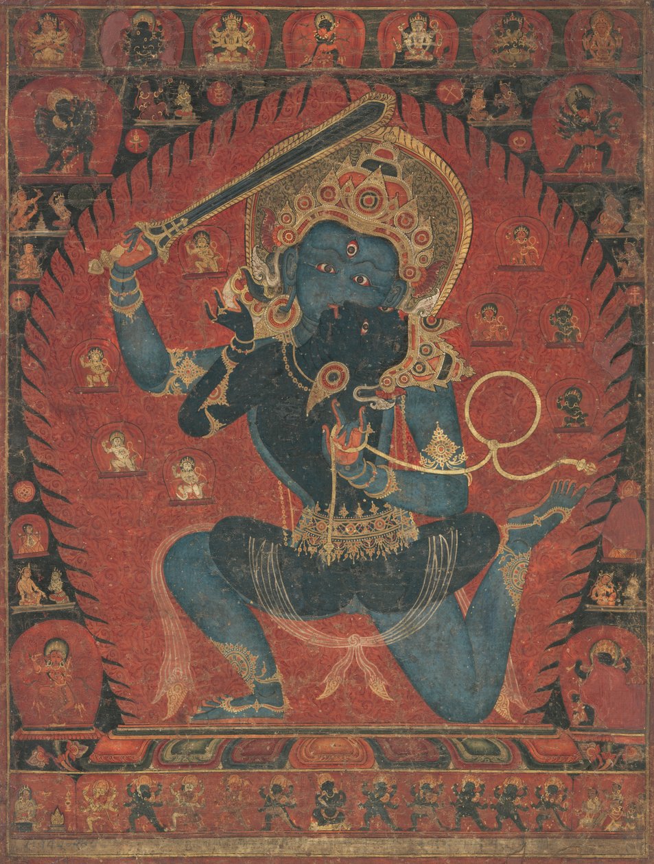 阿卡拉（Conala Vishvavajri），1525–50年。 作者 不明