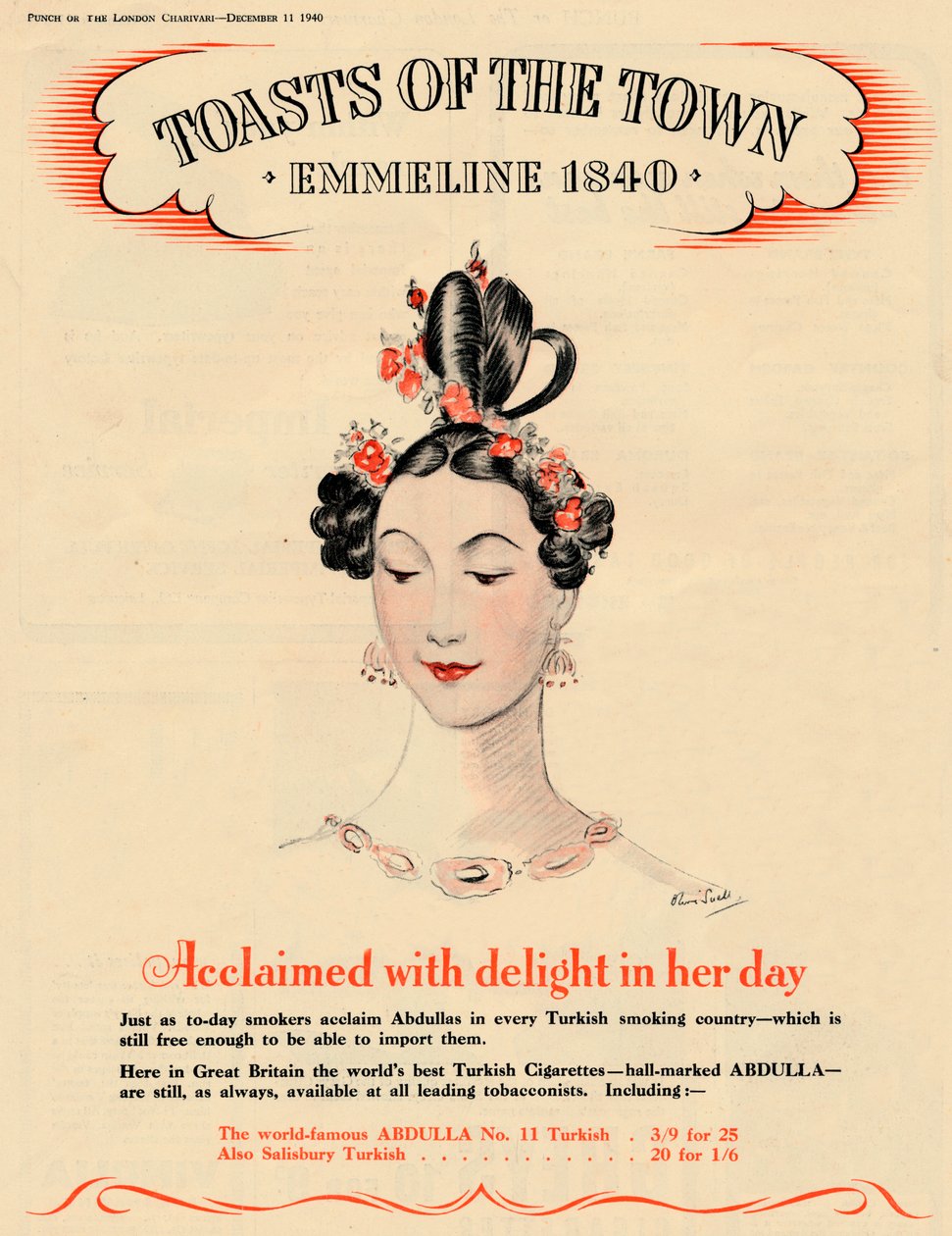 镇上敬酒-Emmeline 1840，1940 作者 不明