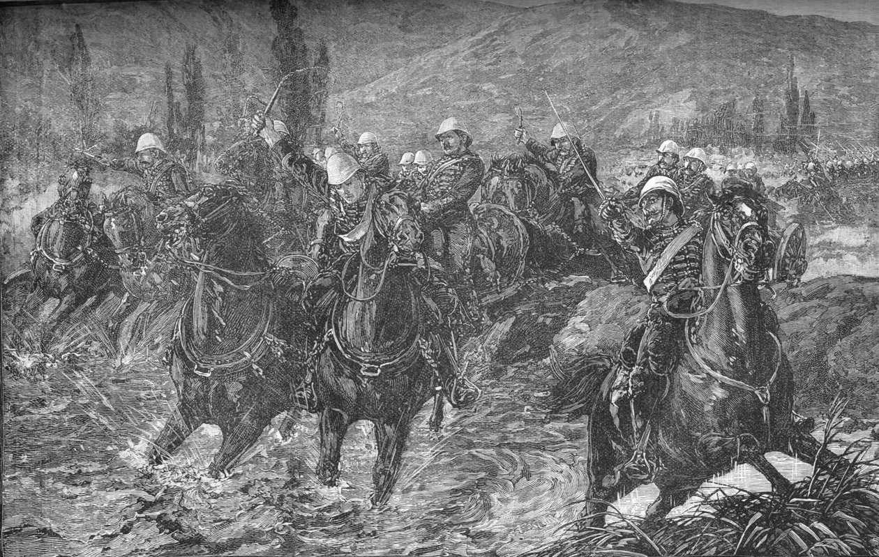 1879年12月11日，在查德山谷采取的行动，试图拯救枪支，1879年，c1880年 作者 不明