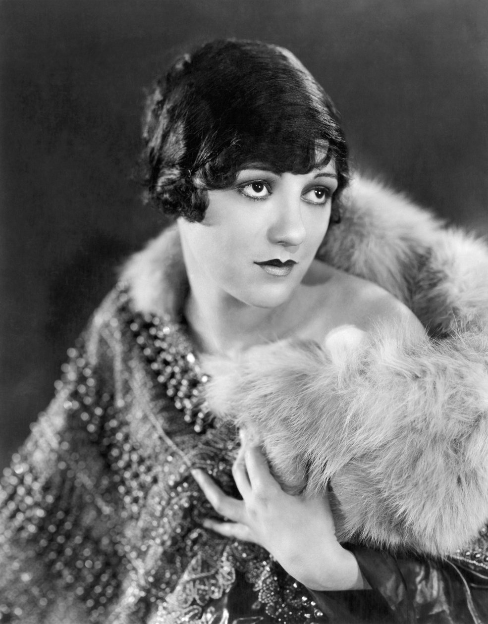 女演员埃莉诺-费尔，美国，约1926年（黑白照片）。 作者 不明