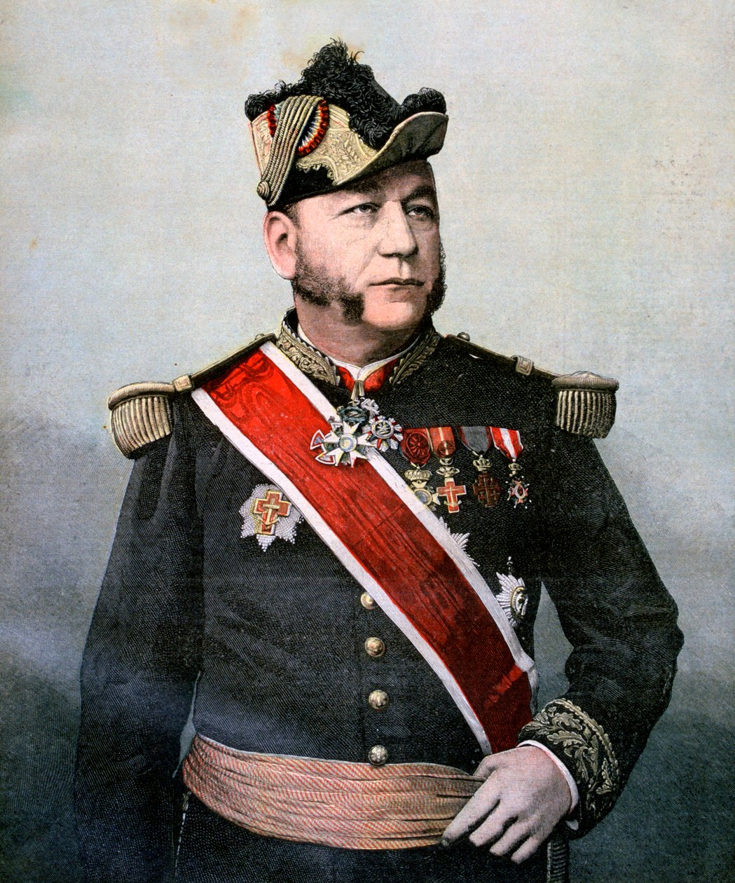 法国远东海军司令曼恩海军上将，1893年 作者 不明