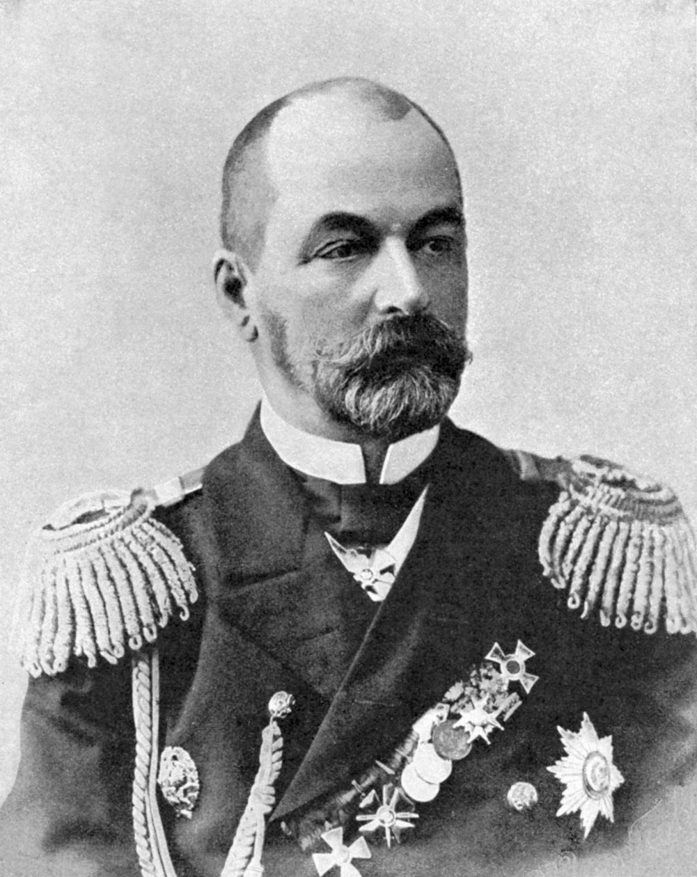 罗日斯特文斯基海军上将，日俄战争俄国司令，1904-5 作者 不明