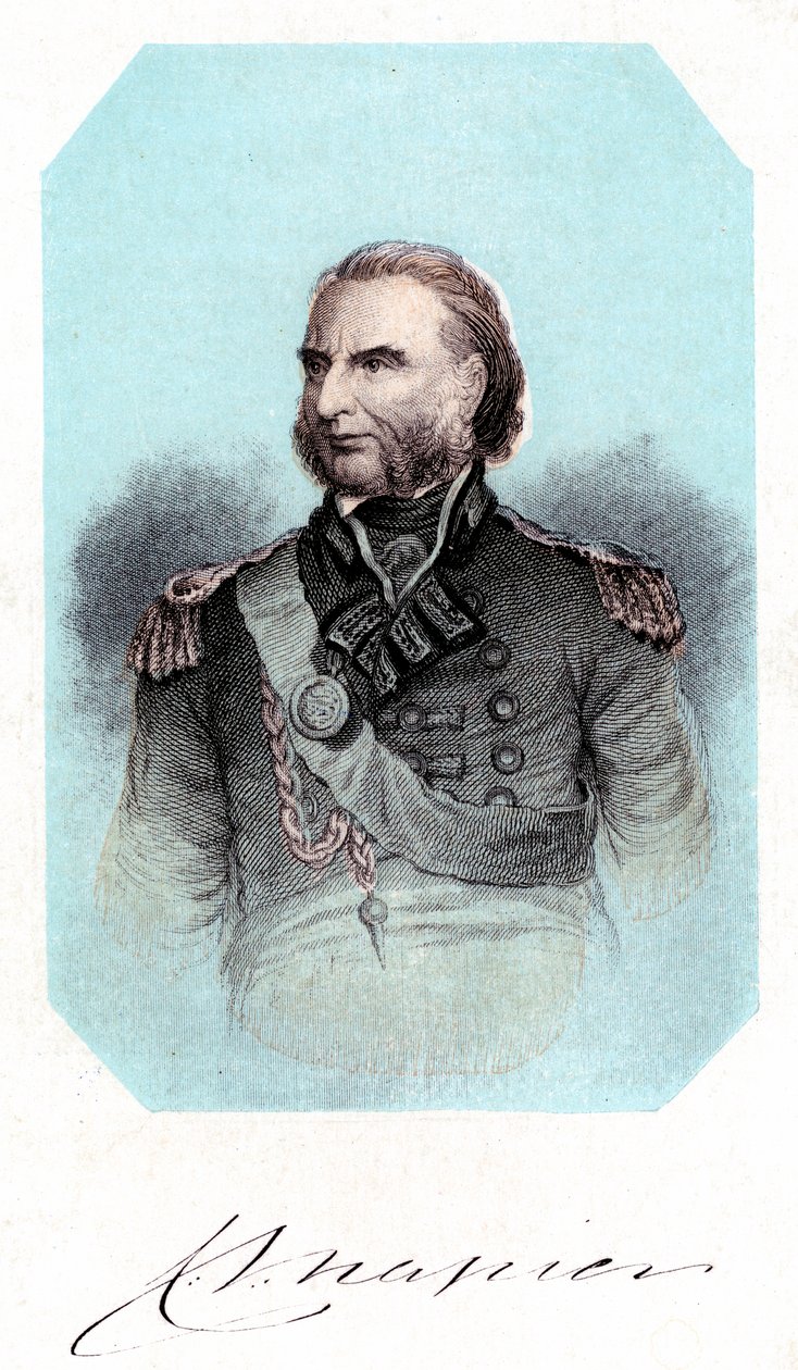 海军上将查尔斯·约翰·约翰·纳皮尔爵士1786-1860，十九世纪 作者 不明