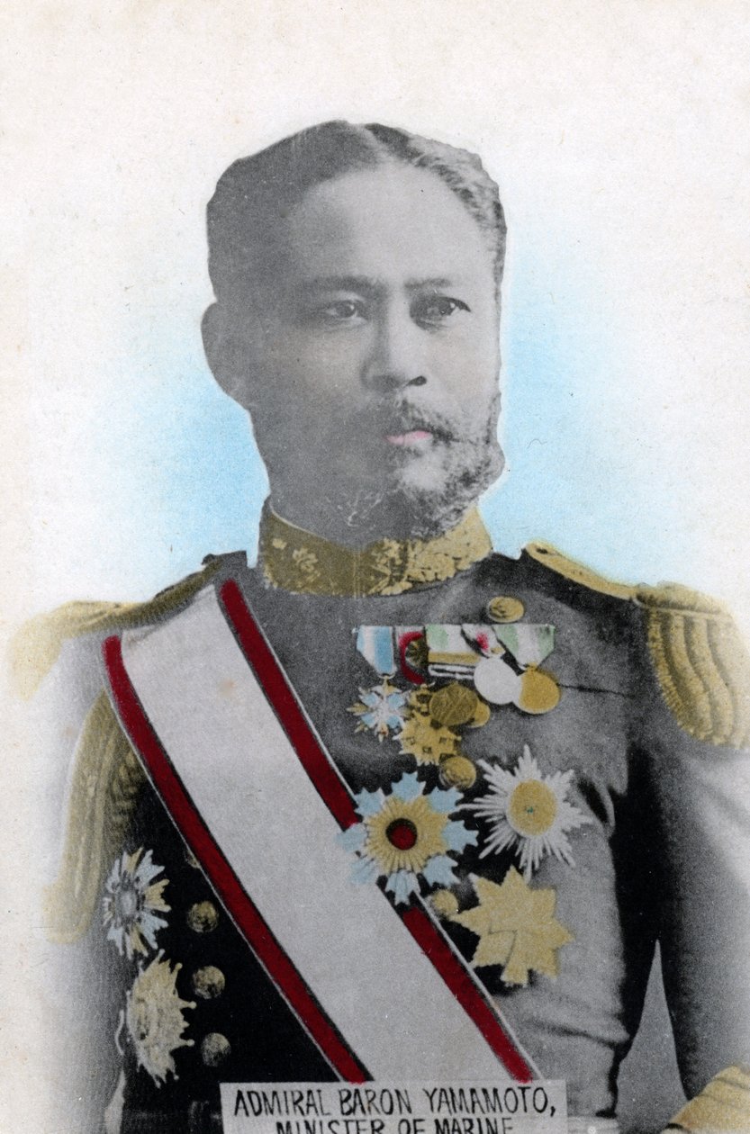 日本海军大臣山本海军上将，c1904-1905 作者 不明