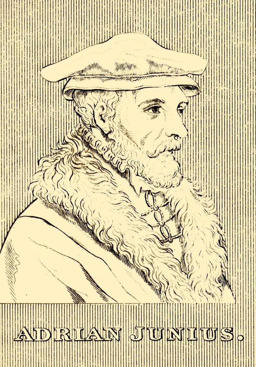 阿德里安·朱尼乌斯（Adrian Junius），1511-1575，1830年。 作者 不明