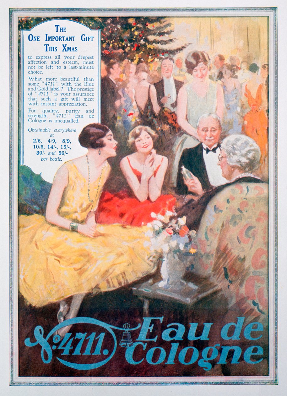 广告编号：4711 Eau de Cologne，1928 作者 不明