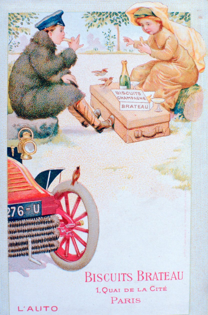 广告为饼干Brateau，c1900年代 作者 不明