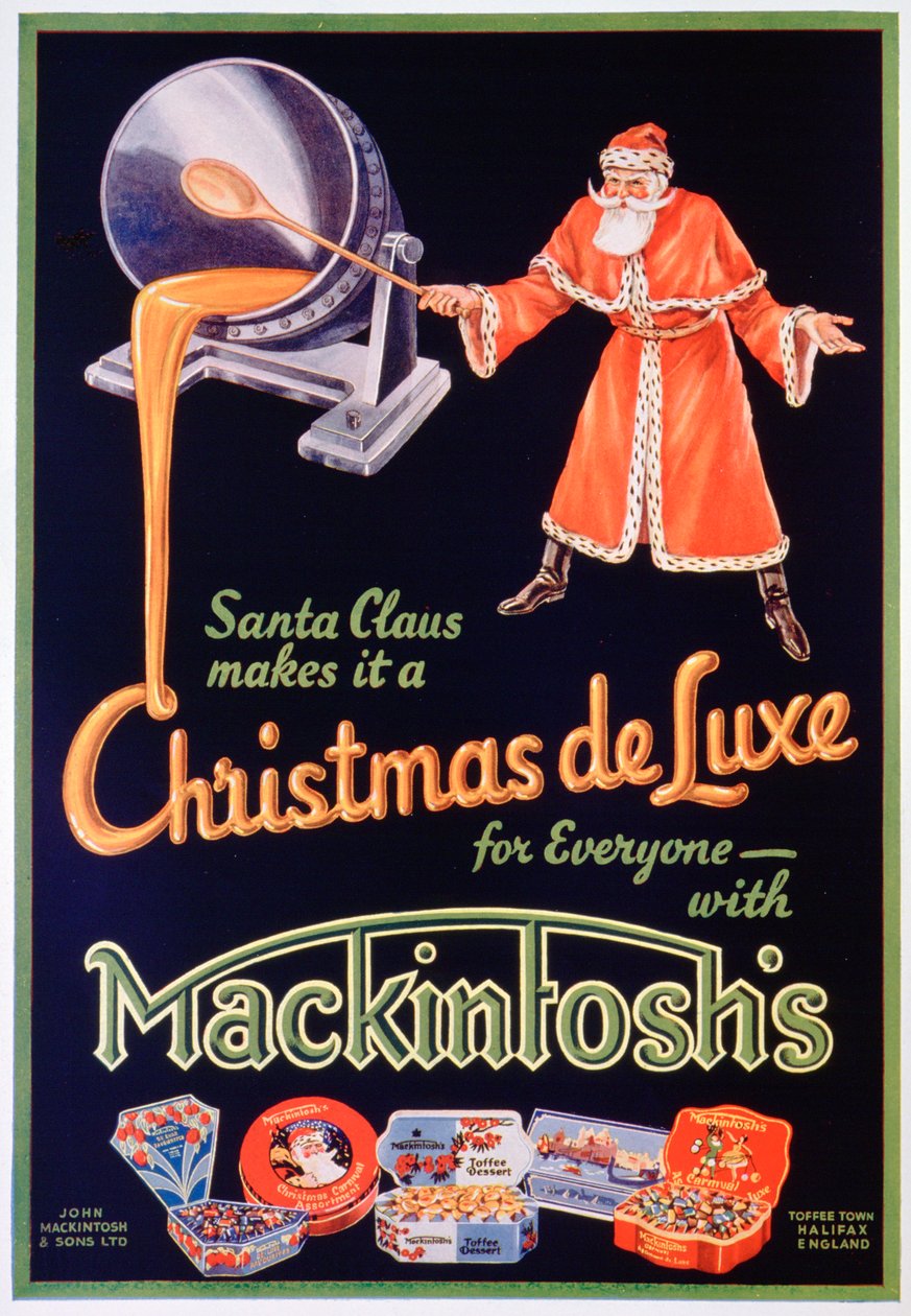 1934年为Mackintoshs太妃糖做广告 作者 不明
