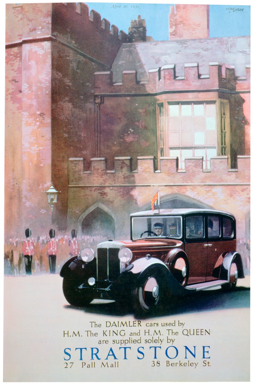 Stratstone汽车零售商的广告，1935年 作者 不明