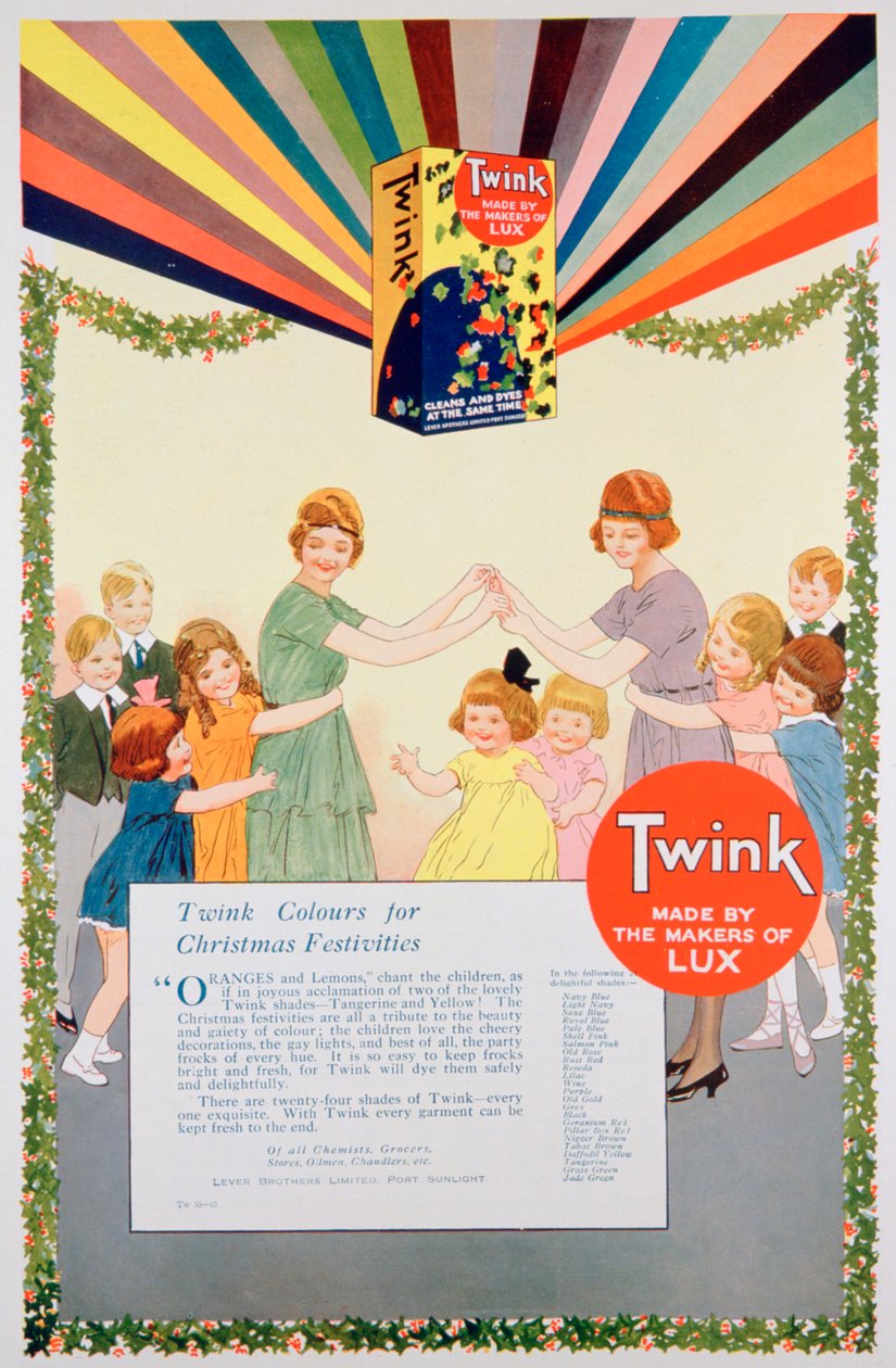 1922年Twink染料广告 作者 不明