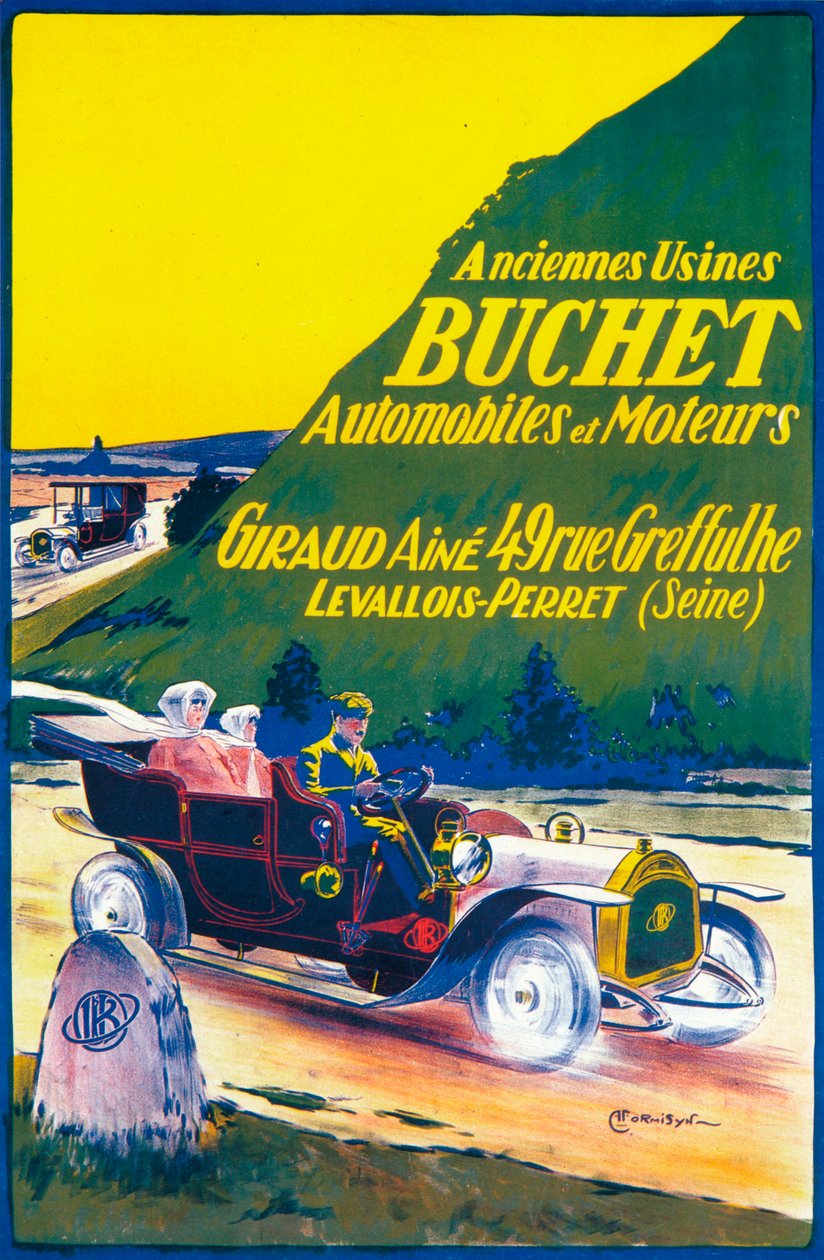 用于c1910s的Buchet汽车的广告 作者 不明