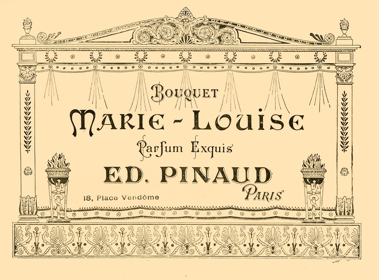 1903年，玛丽·路易丝（Marie-Louise）香水广告。 作者 不明