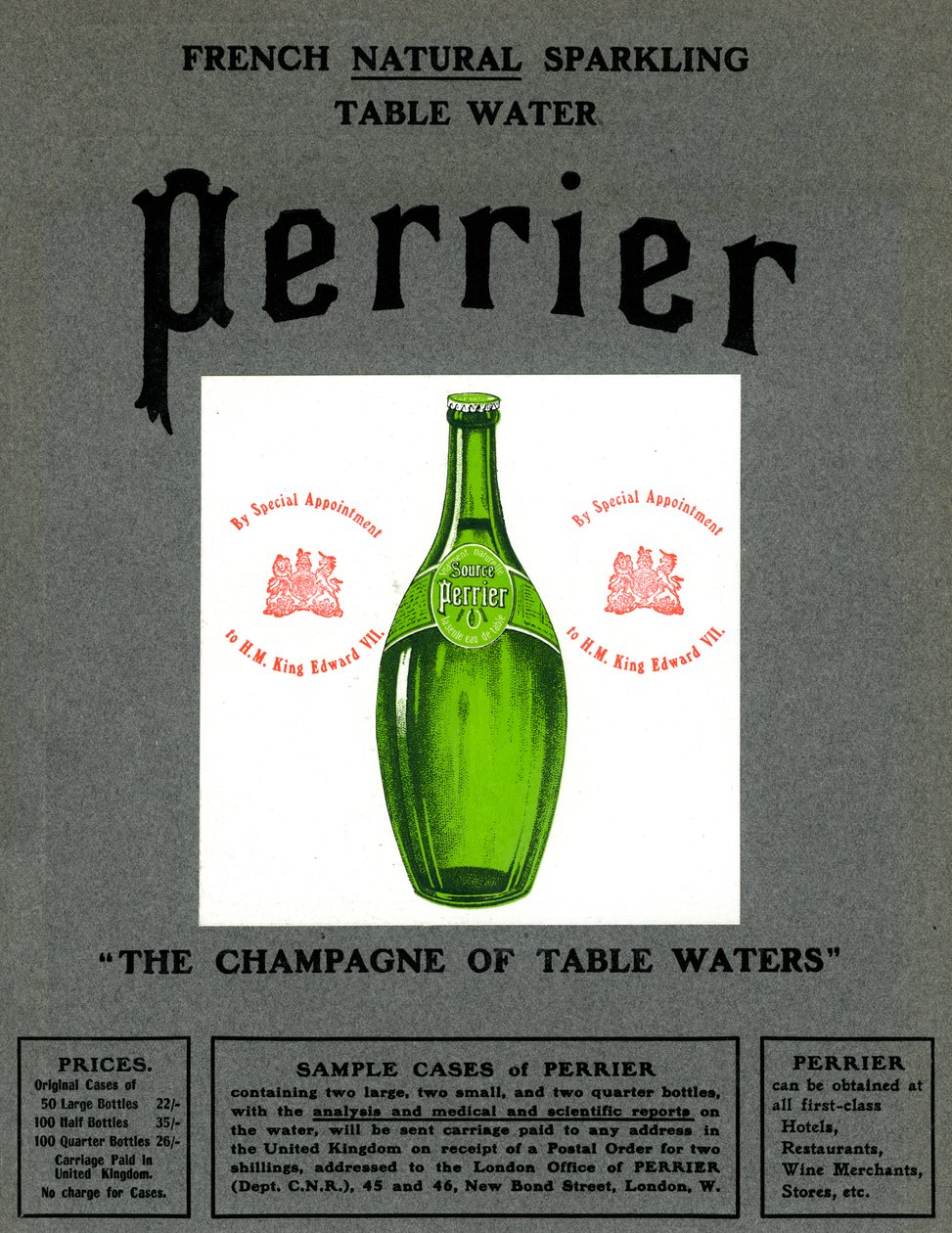 1905年Perrier水广告 作者 不明