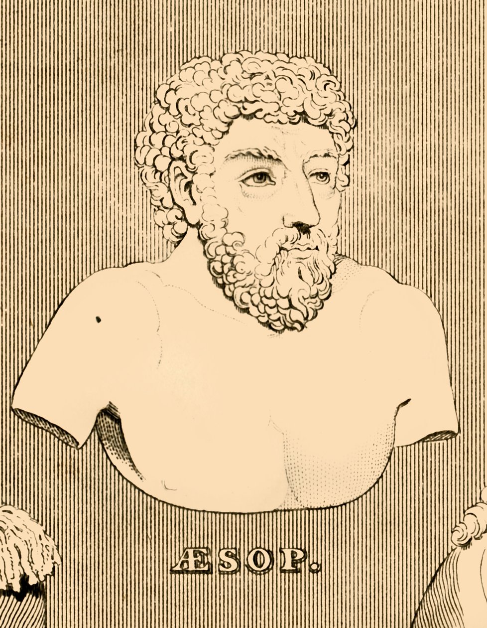 伊索，c620-564 BC，1830。 作者 不明