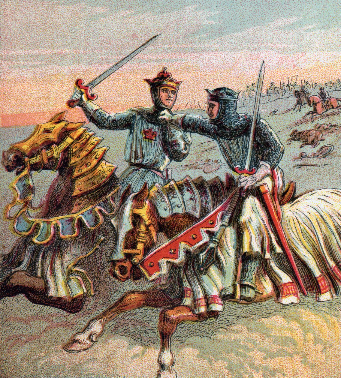 After Crecy Battle，1346，c1850 作者 不明