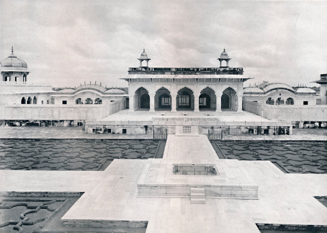 阿格拉卡斯·玛哈尔（Khas Mahal）和泽纳（Zenana），摄于1910年。 作者 不明