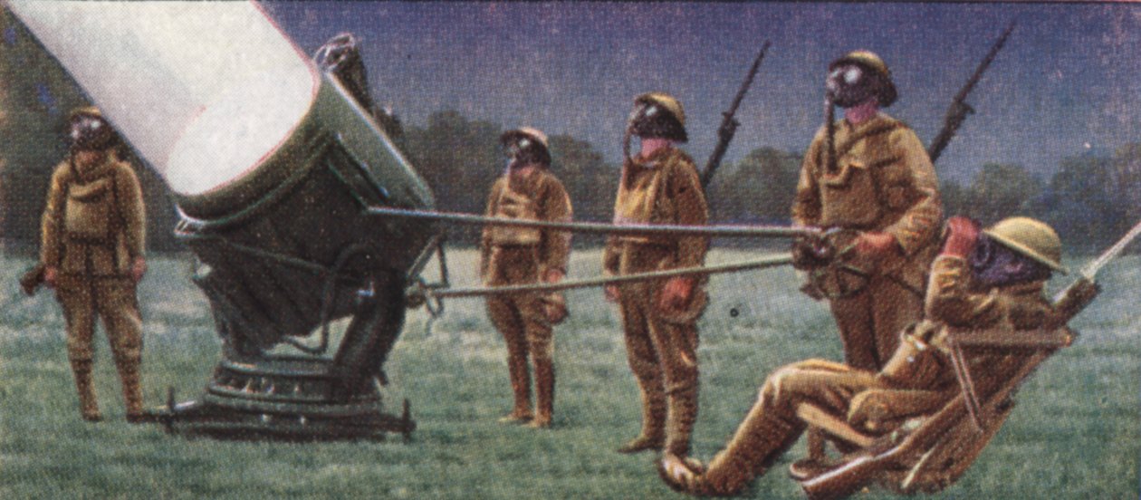 空袭预防措施，香烟卡，英国，1938年 作者 不明