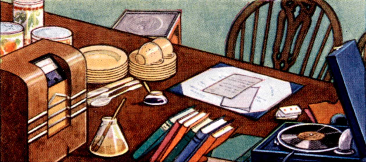 空袭预防措施，香烟卡，英国，1938年 作者 不明