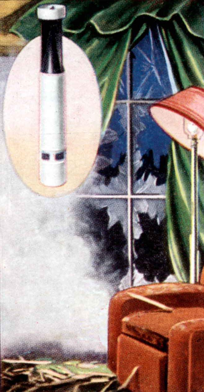 空袭预防措施，香烟卡，英国，1938年 作者 不明