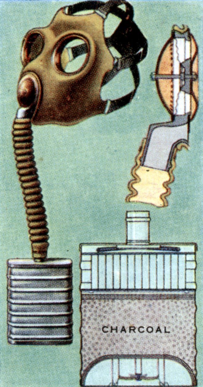 空袭预防措施，香烟卡，英国，1938年 作者 不明