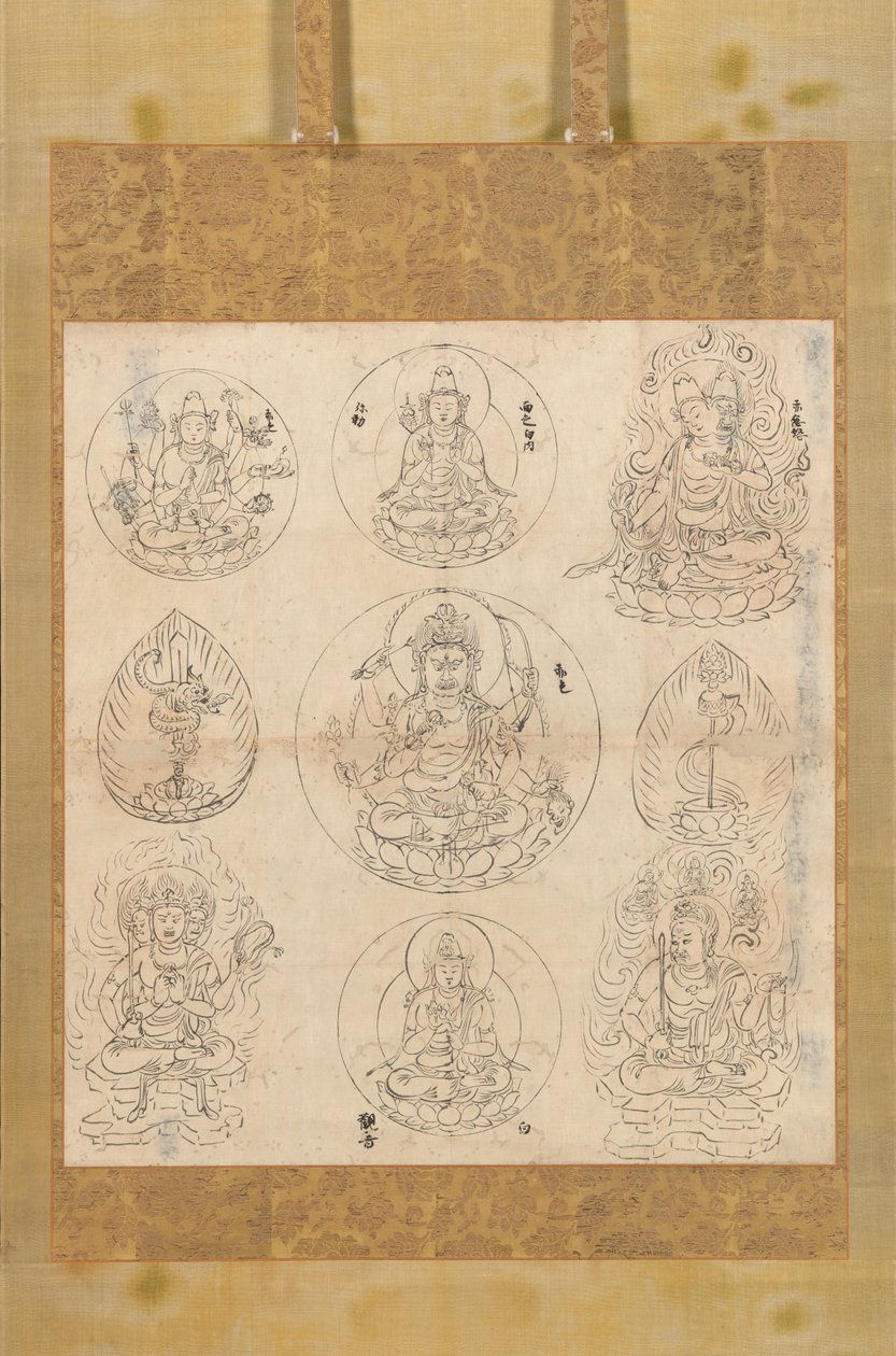 Aizen Mandala, Kasho 2 1107。 作者 不明