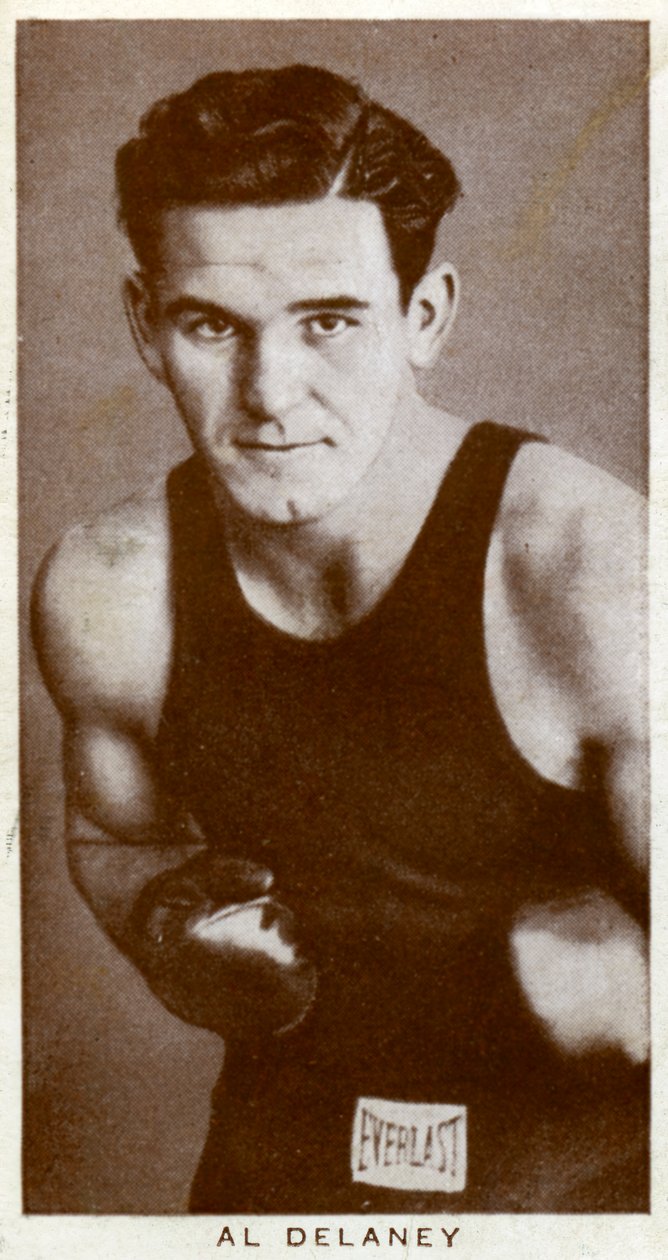 艾尔·德莱尼（Al Delaney），加拿大拳击手，1938年 作者 不明
