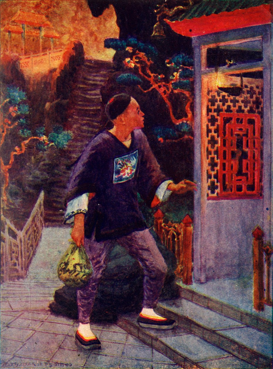 阿拉丁发现了灯，c1930。 作者 不明