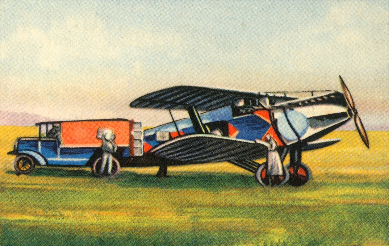 信天翁L 72c货机，1920年代，1932年。 作者 不明
