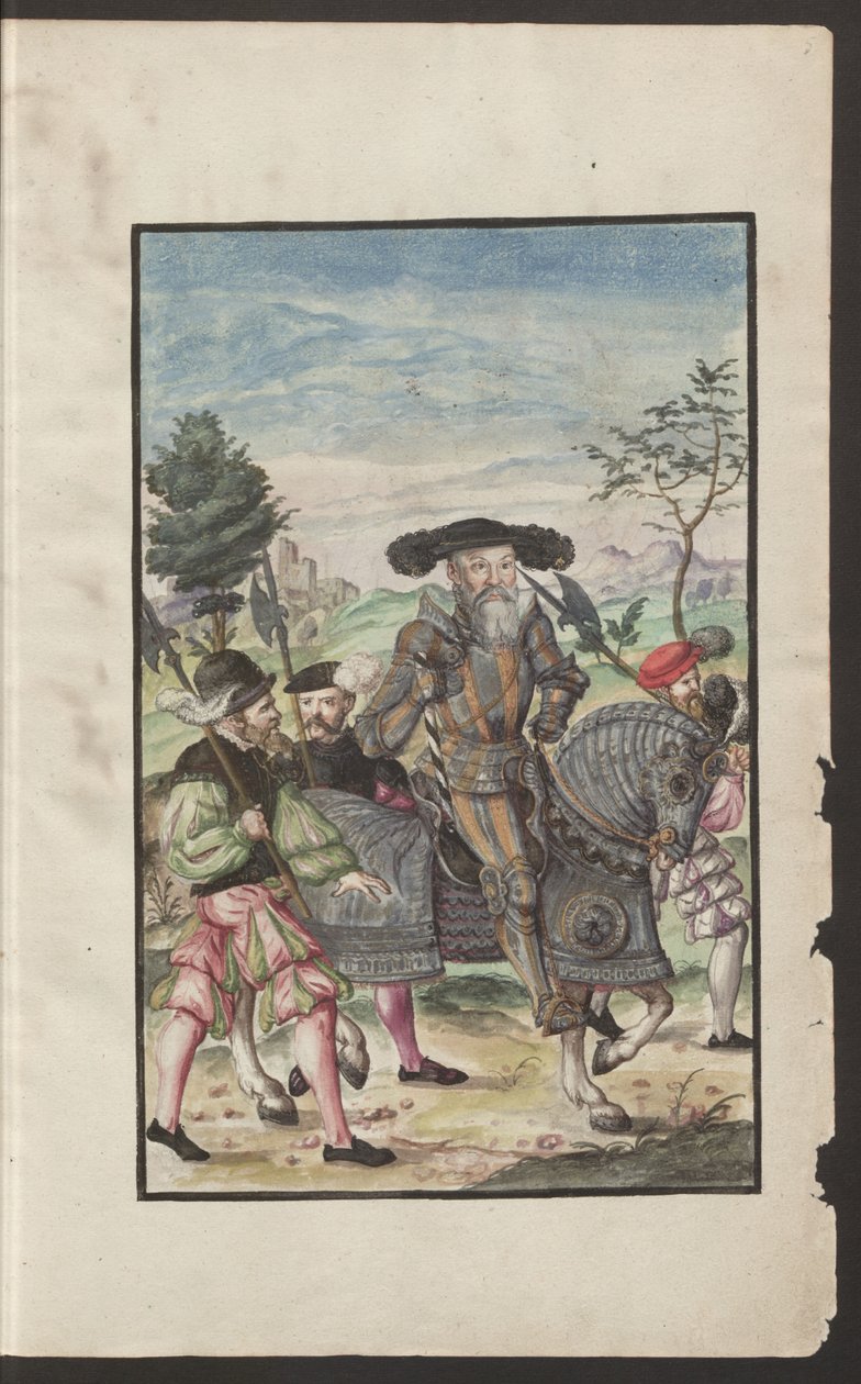 普鲁士公爵阿尔贝（Albert），从：战争令，1555年 作者 不明