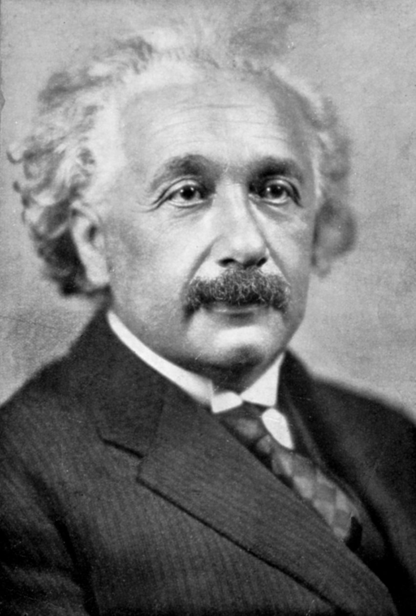 艾伯特·爱因斯坦（Albert Einstein），德国瑞士数学家和理论物理学家，c1930年代 作者 不明