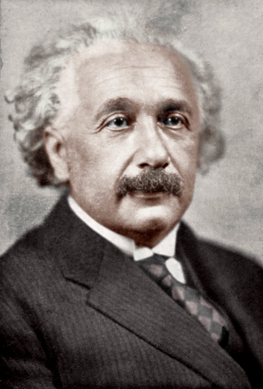 阿尔伯特·爱因斯坦（Albert Einstein），德国瑞士数学家和理论物理学家，c1930年代 作者 不明