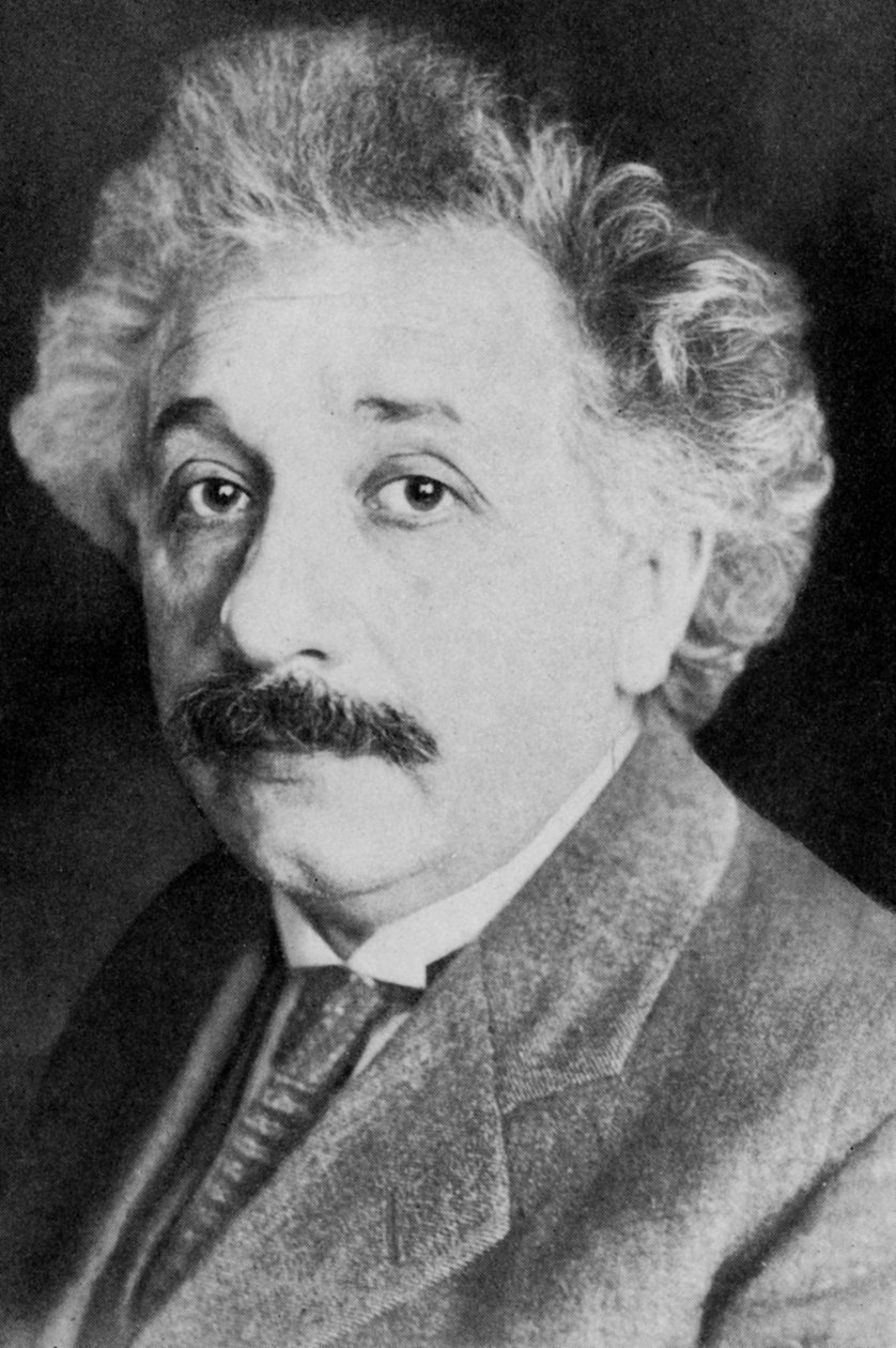 艾伯特·爱因斯坦（Albert Einstein），德国瑞士数学家和理论物理学家，1930年代，1936年 作者 不明