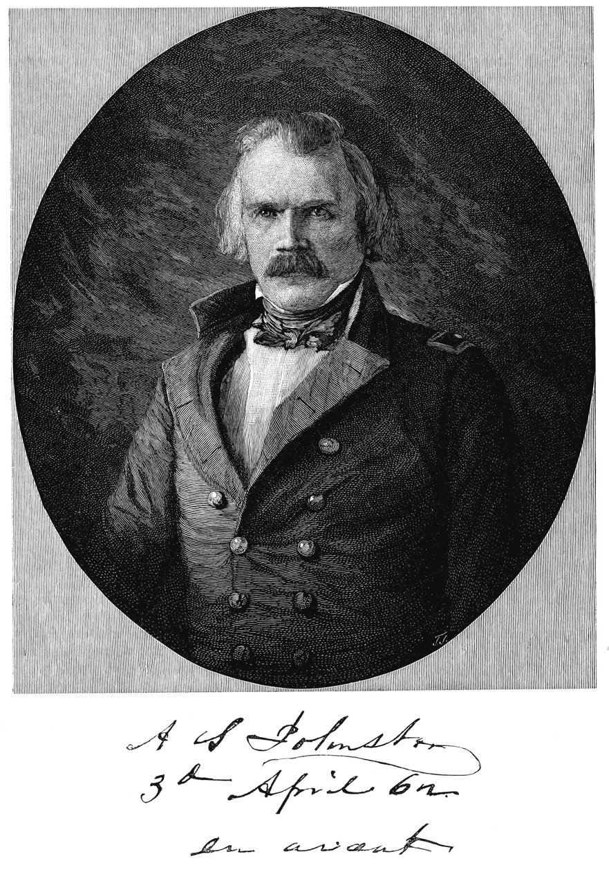 美国士兵Albert Sidney Johnston 作者 不明