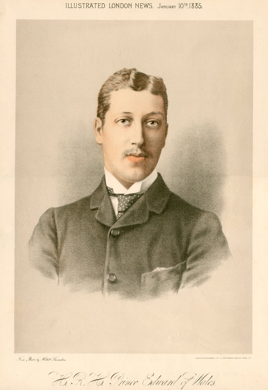 艾伯特·维克多（Albert Victor），克拉伦斯公爵，1885年 作者 不明