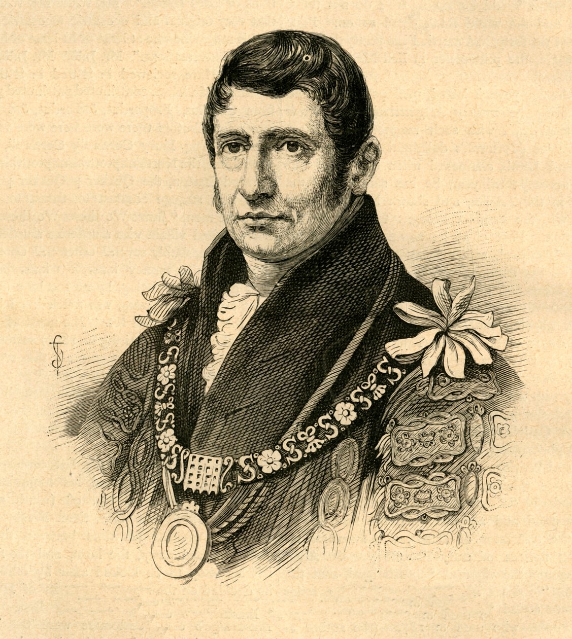 Alderman Waithman，来自真实肖像，1897年。 作者 不明