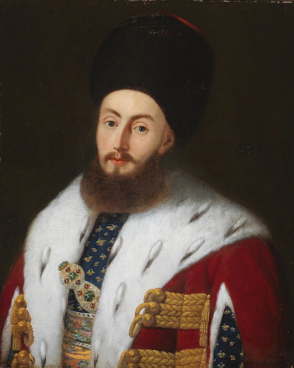 Alexander II Mavrocordatos Firaris 1754-1819，摩尔达维亚的王子，约1800年。 作者 不明