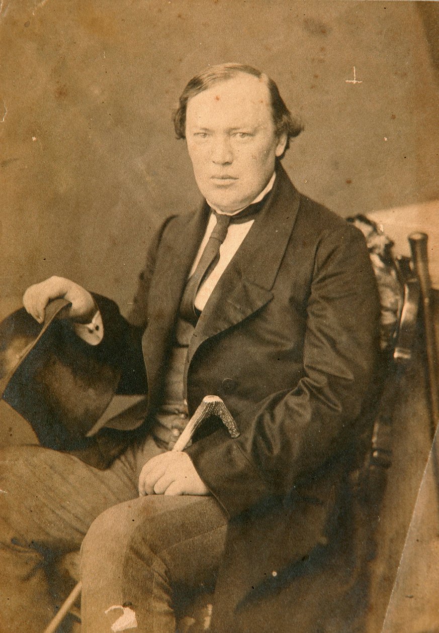 亚历山大·奥斯特洛夫斯基（Alexander Ostrovsky），俄罗斯戏剧家，1850年代后期 作者 不明