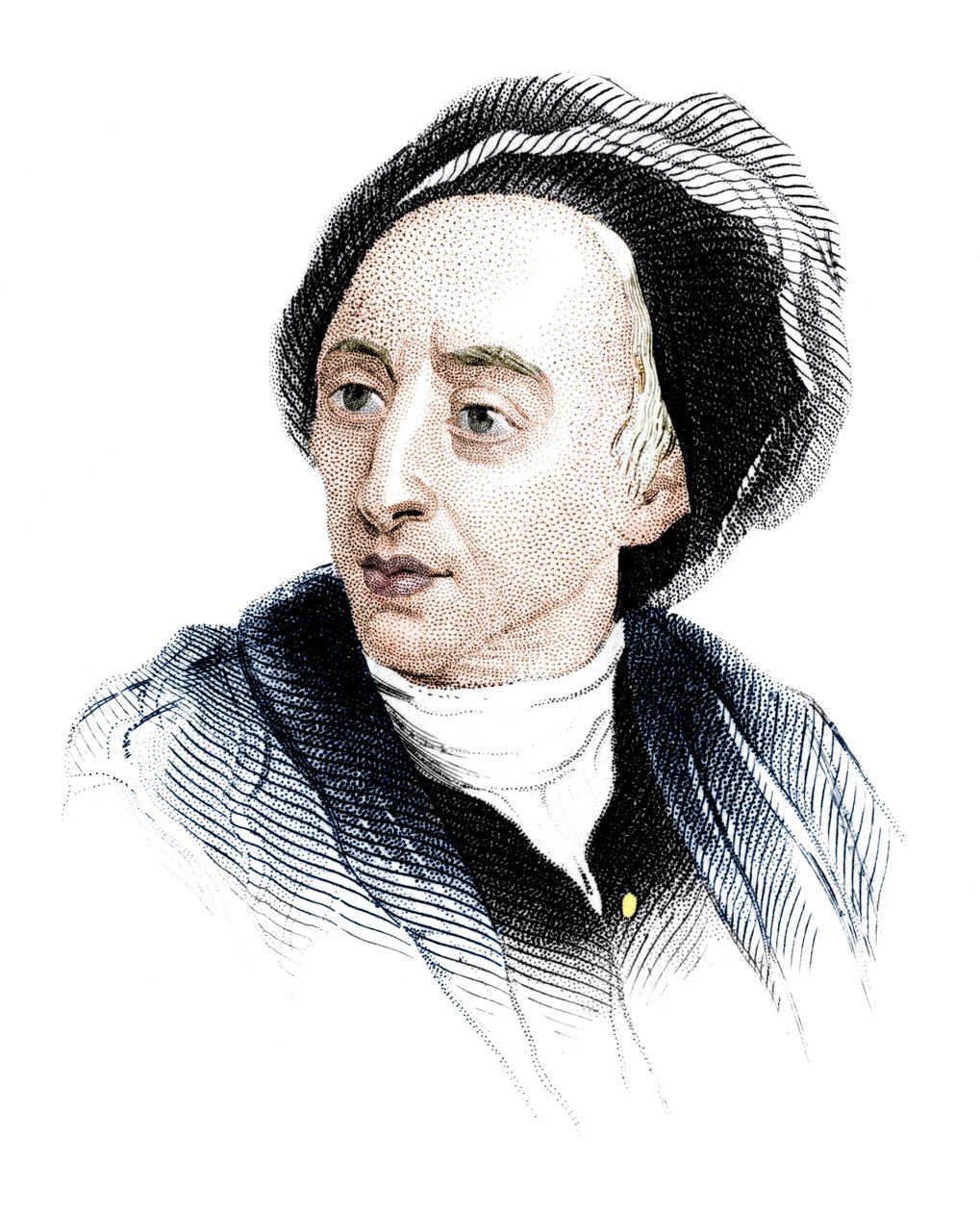 亚历山大·波普（Alexander Pope），十八世纪初的英国诗人，c1850 作者 不明