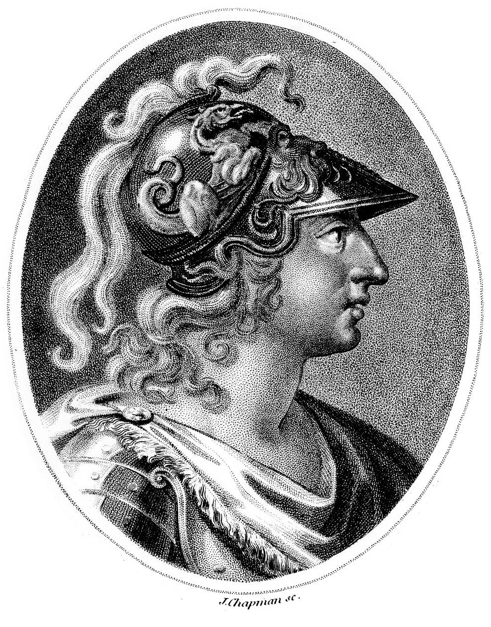 亚历山大大帝356-323 BC，c1800 作者 不明
