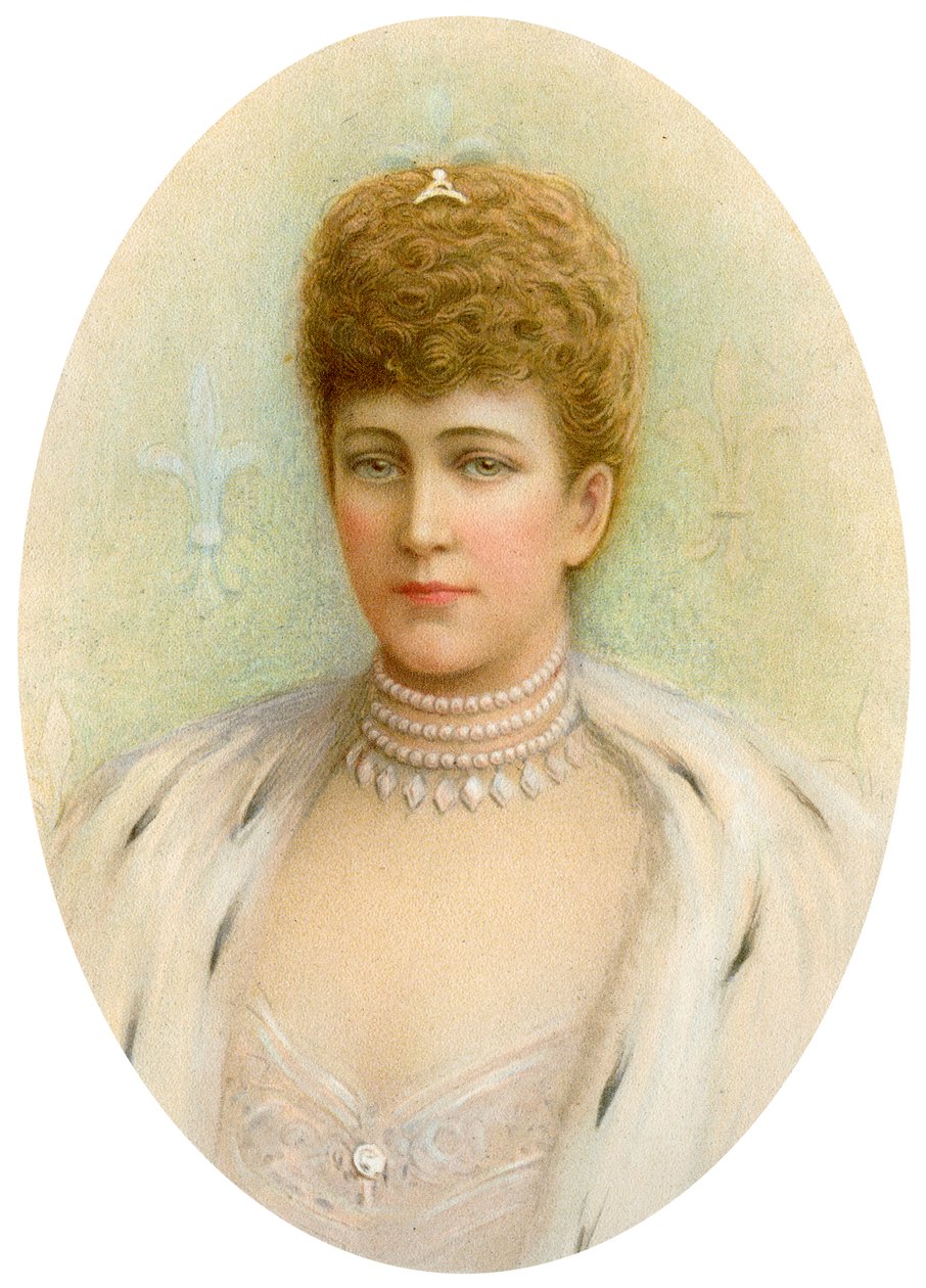 亚历山德拉（Alexandra），英国爱德华七世国王皇后，1905年 作者 不明