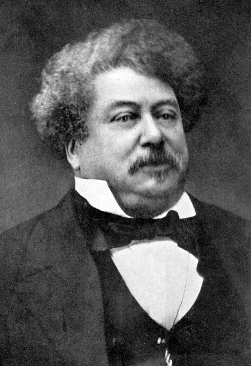 亚历山大·杜马斯（Alexandre Dumas），十九世纪法国作家，1902年 作者 不明