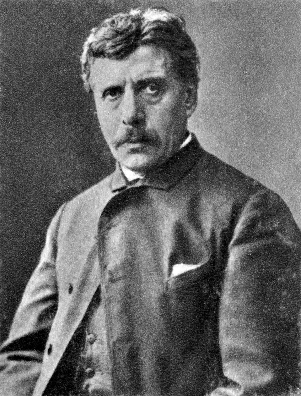 亚历山大·法吉耶（Alexandre Falguiere），法国雕塑家和画家，1890年 作者 不明