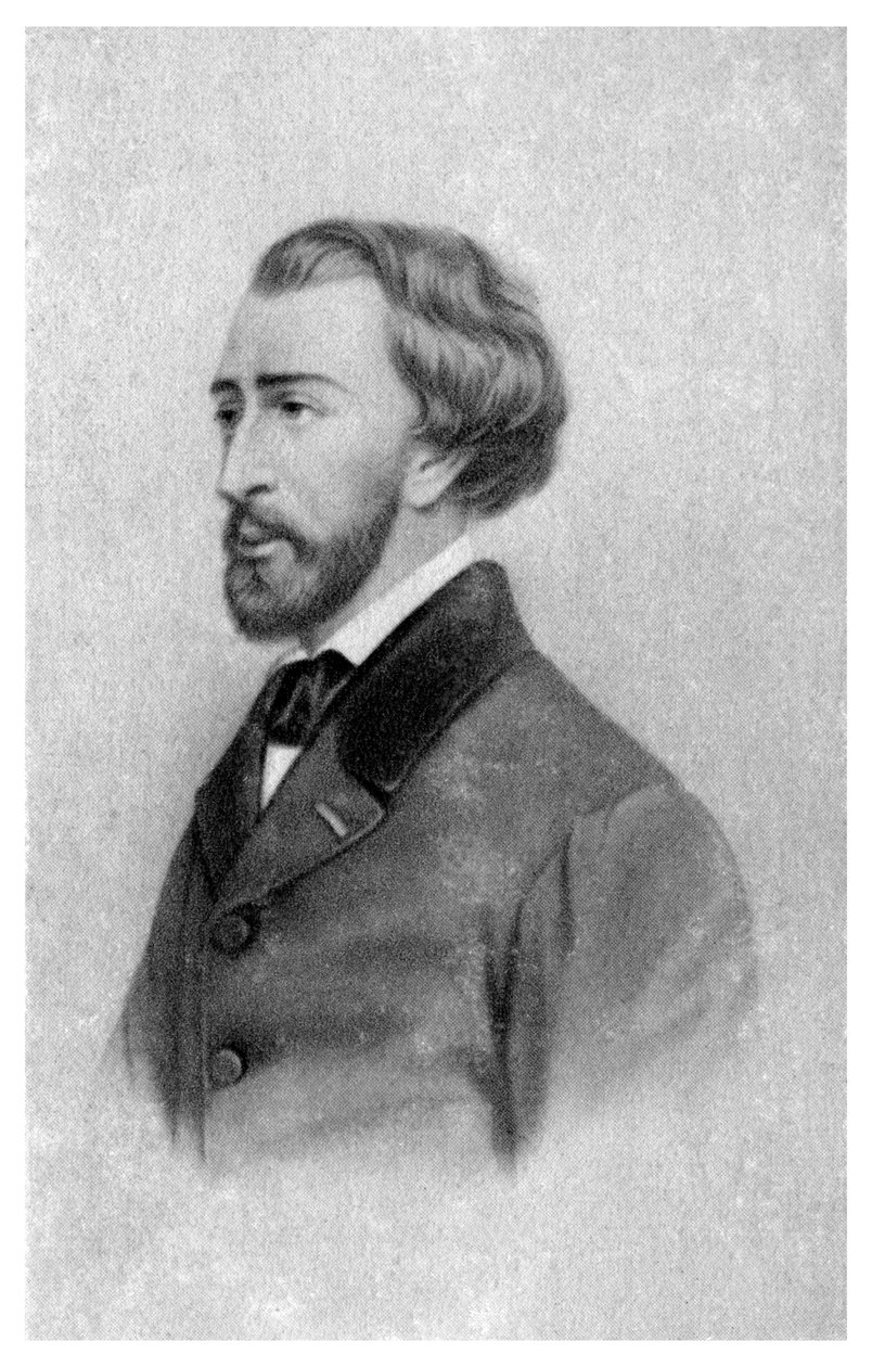 阿尔弗雷德·德·穆塞特（Alfred de Musset），法国浪漫主义剧作家，诗人和画家，c1845-1890年 作者 不明