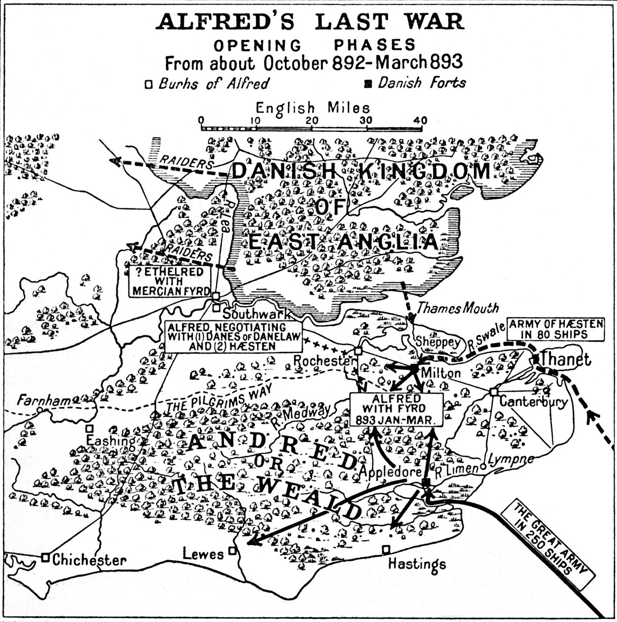 阿尔弗雷德斯（Alfreds Last War）-开放阶段。从892年10月至1935年3月。 作者 不明