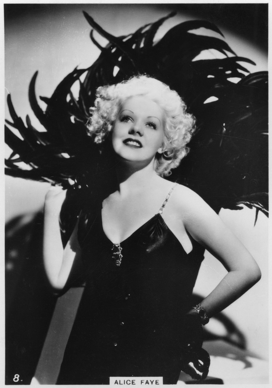 爱丽丝·菲（Alice Faye），美国女演员和歌手，c1938年 作者 不明