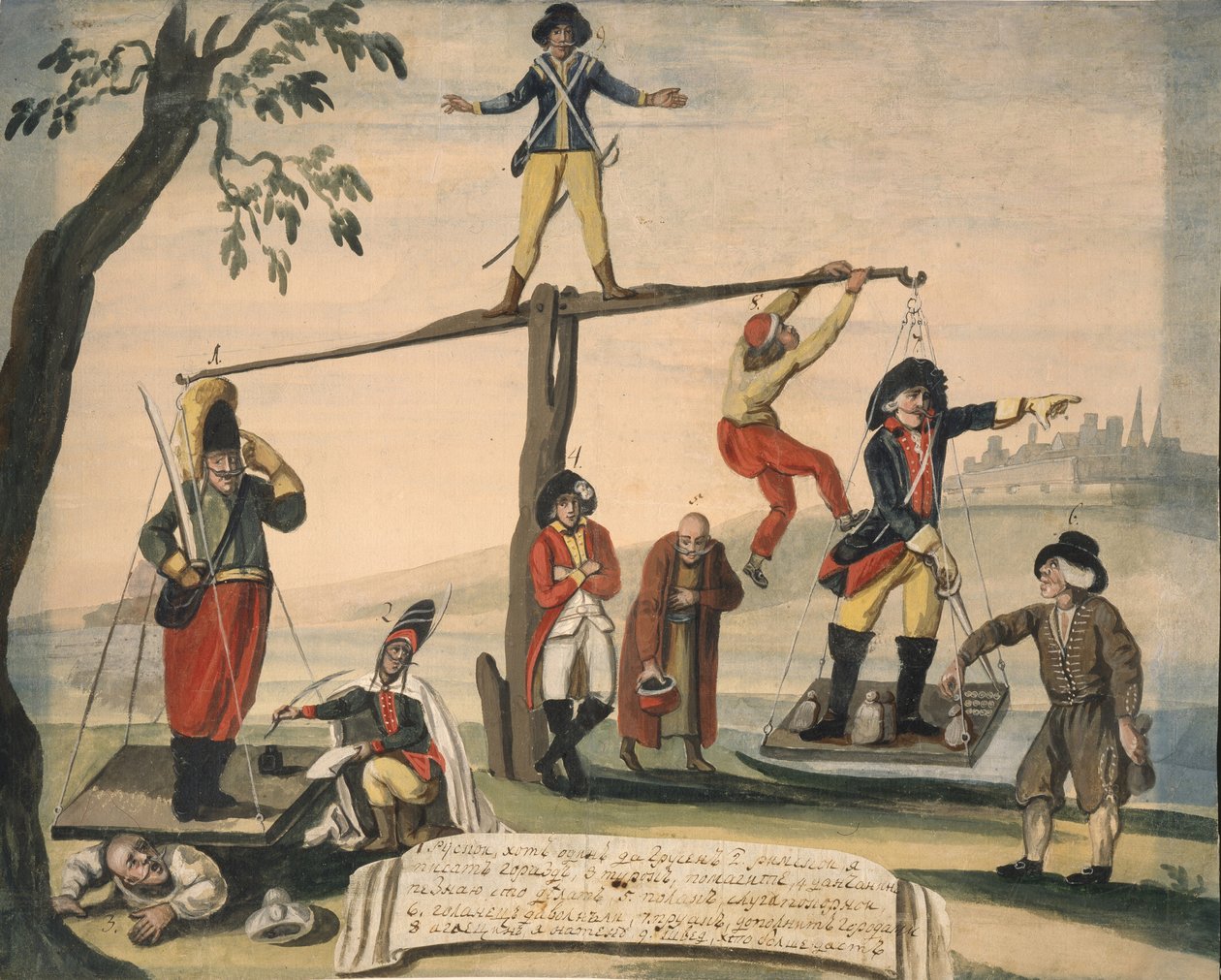 1791年的欧洲寓言，1791年 作者 不明