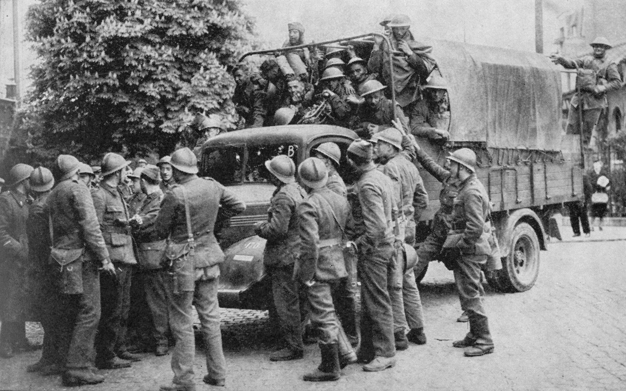 盟国前往比利时的援助活动，1940年，1940年 作者 不明