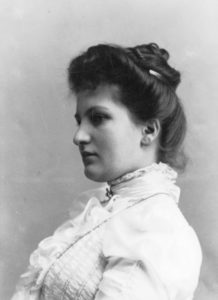 阿尔玛·辛德勒（Alma Schindler），奥地利名媛和作曲家，c1900年 作者 不明